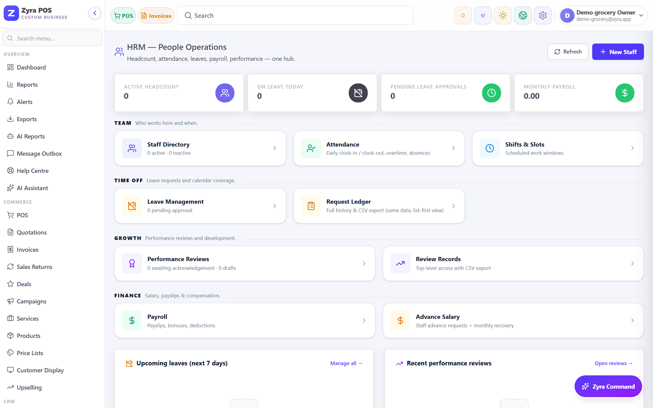 Zyra HR — people operations hub